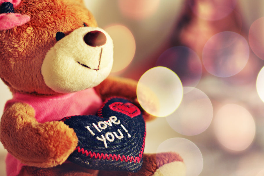 Deze teddy beer heeft je lief