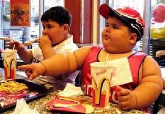 Obese kinderen bij McDonalds